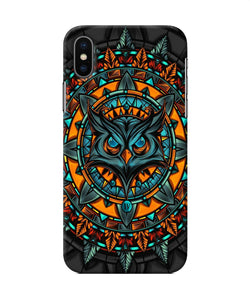 Angry Owl Art Iphone X Back Cover