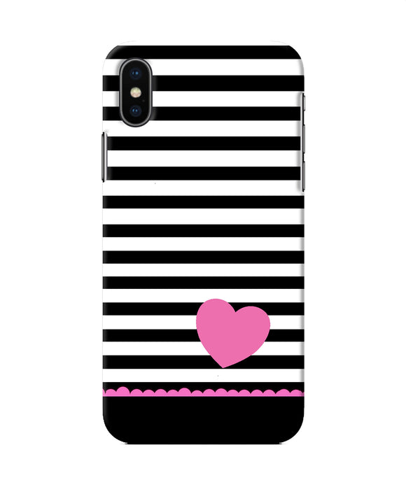 Abstract Heart Iphone X Back Cover