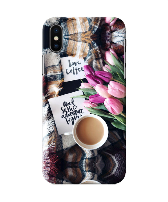 Love Coffee Quotes Iphone X Back Cover