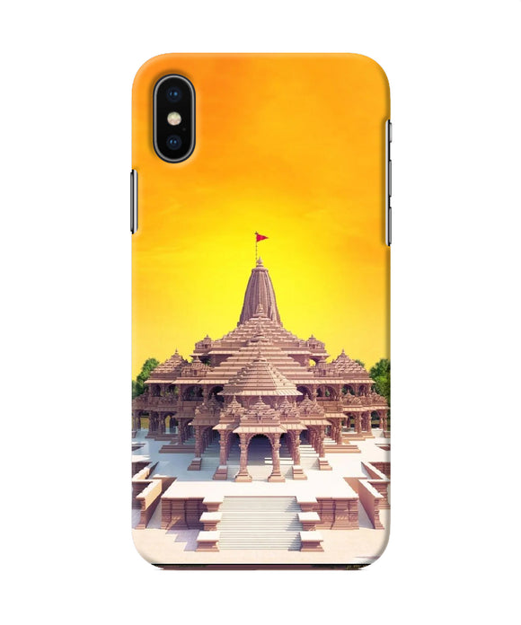 Ram Mandir Ayodhya Iphone X Back Cover