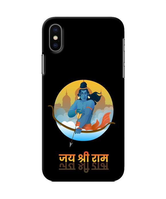 Black Jay Shree Ram Iphone X Back Cover