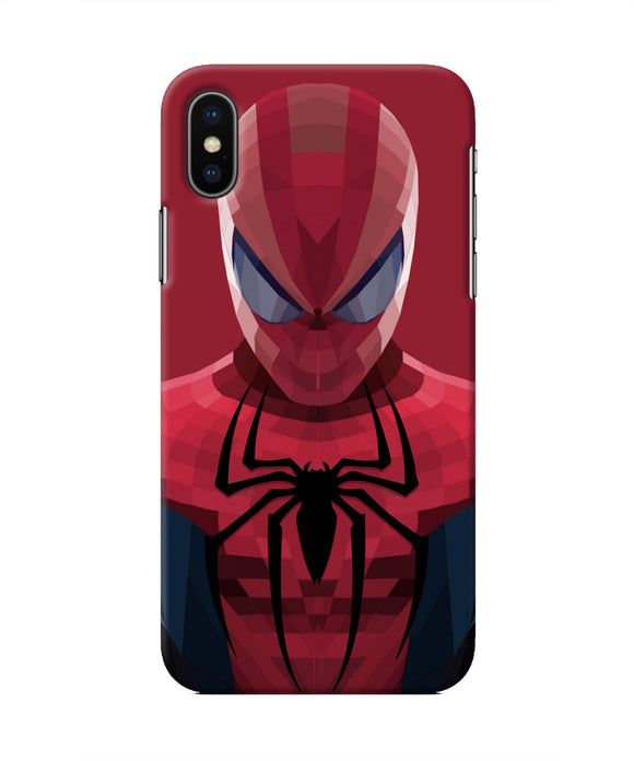 Spiderman Art Iphone X Real 4D Back Cover