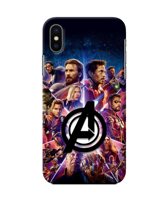 Avengers Superheroes Iphone X Real 4D Back Cover