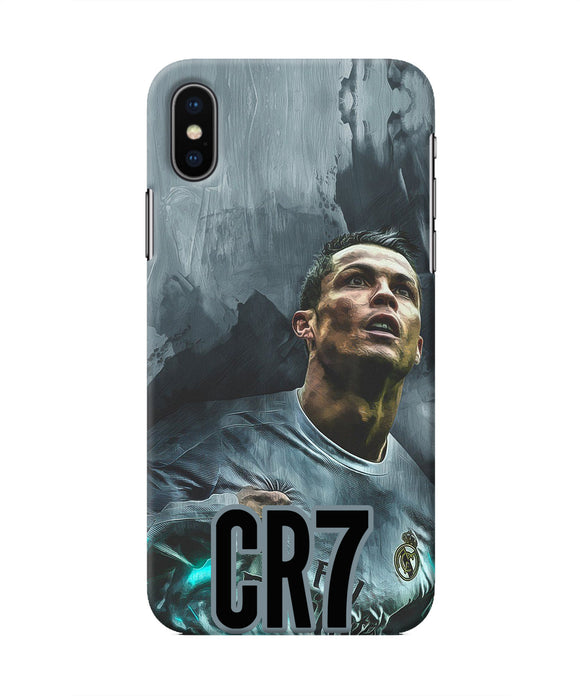 Christiano Ronaldo Grey Iphone X Real 4D Back Cover