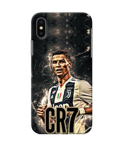 CR7 Dark Iphone X Real 4D Back Cover