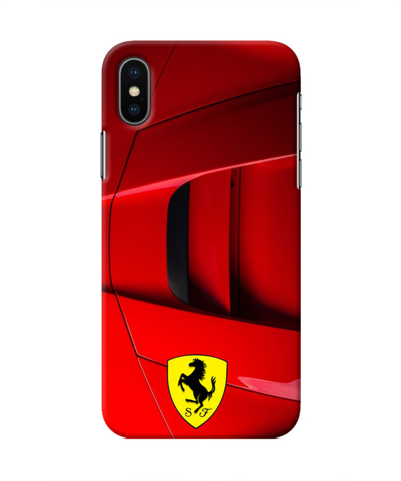 Ferrari Car Iphone X Real 4D Back Cover