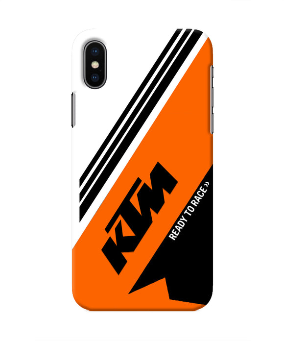KTM Abstract Iphone X Real 4D Back Cover