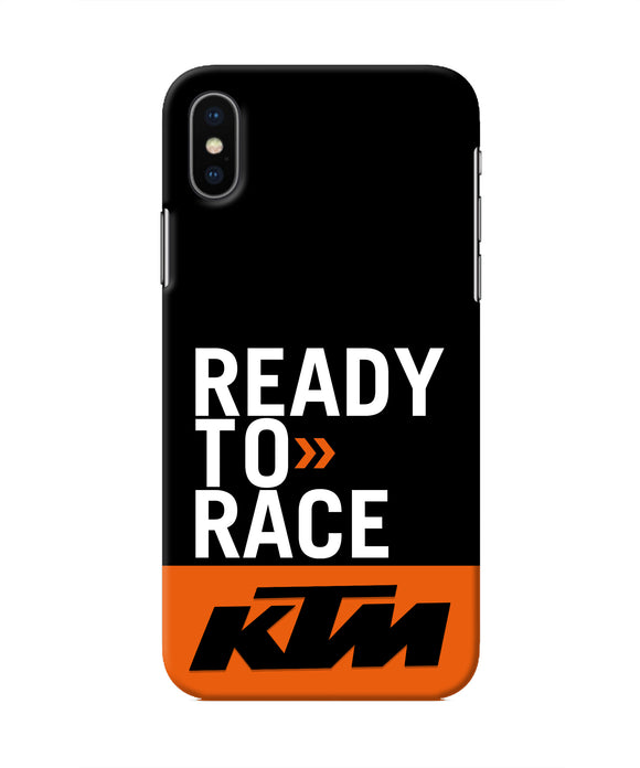KTM Ready To Race Iphone X Real 4D Back Cover