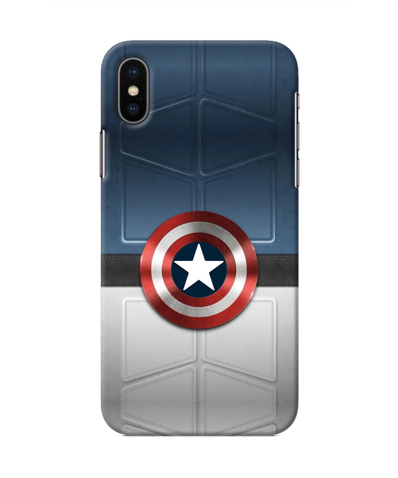 Captain America Suit Iphone X Real 4D Back Cover