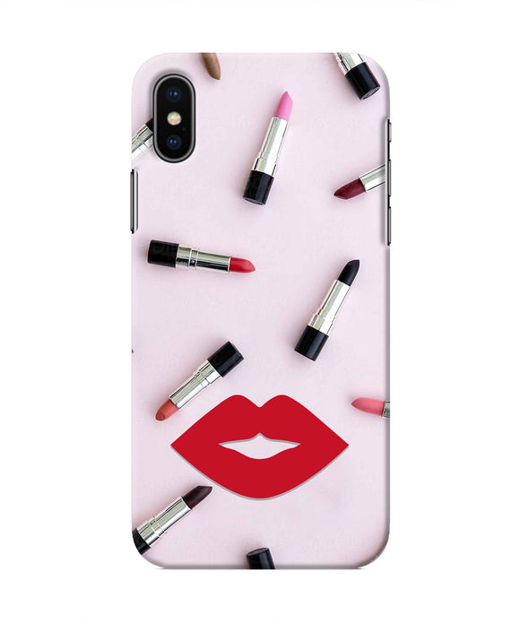 Lips Lipstick Shades Iphone X Real 4D Back Cover