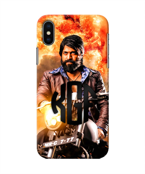 Rocky Bhai on Bike iPhone X Real 4D Back Cover