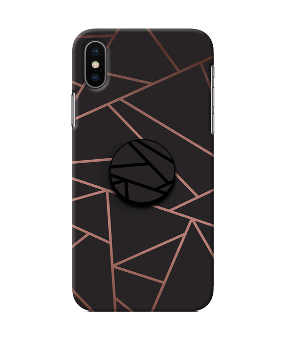 Geometric Pattern Iphone X Pop Case
