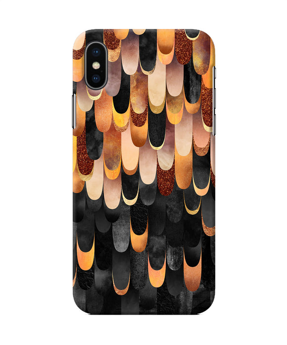 Abstract Wooden Rug Iphone X Back Cover