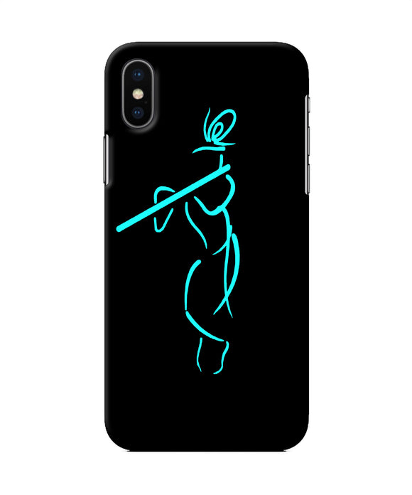 Lord Krishna Sketch Iphone X Back Cover