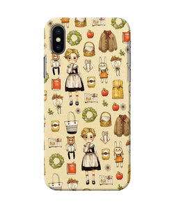 Canvas Girl Print Iphone X Back Cover