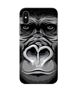 Black Chimpanzee Iphone X Back Cover