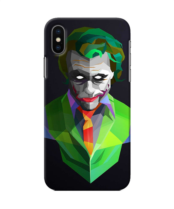 Abstract Dark Knight Joker Iphone X Back Cover