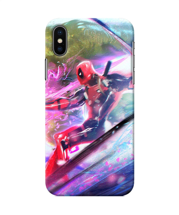 Deadpool Super Hero Iphone X Back Cover