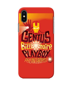 Ironman Quote Iphone X Back Cover