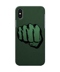 Hulk Smash Logo Iphone X Back Cover