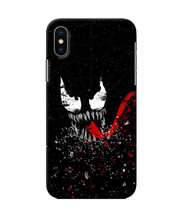 Venom Black Poster Iphone X Back Cover