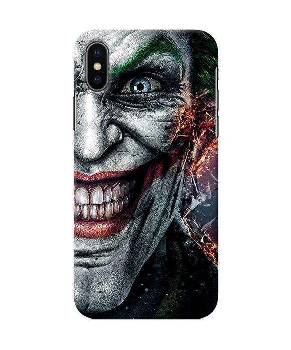 Joker Half Face Iphone X Back Cover