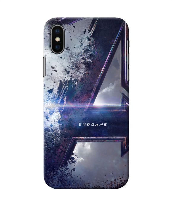 Avengers End Game Poster Iphone X Back Cover