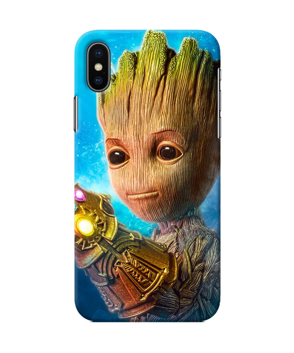 Groot Vs Thanos Iphone X Back Cover
