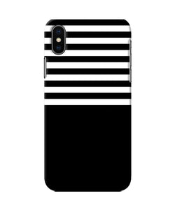 Black And White Print Iphone X Back Cover