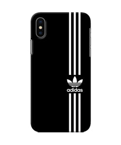 Adidas Strips Logo Iphone X Back Cover
