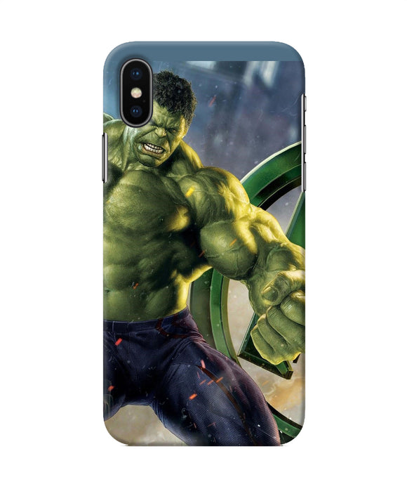 Angry Hulk Iphone X Back Cover