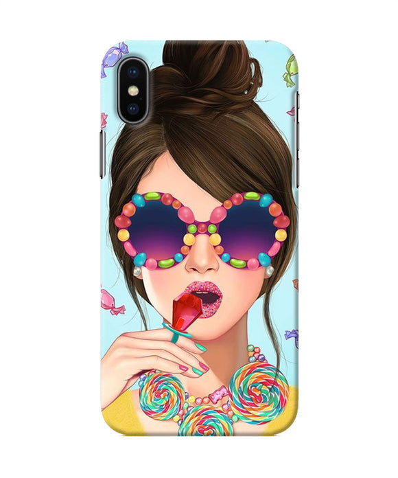 Fashion Girl Iphone X Back Cover