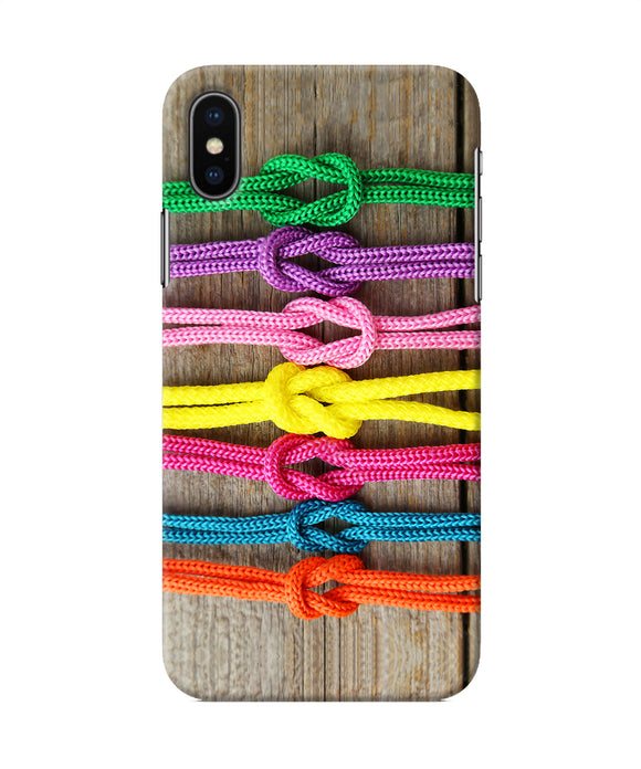 Colorful Shoelace Iphone X Back Cover