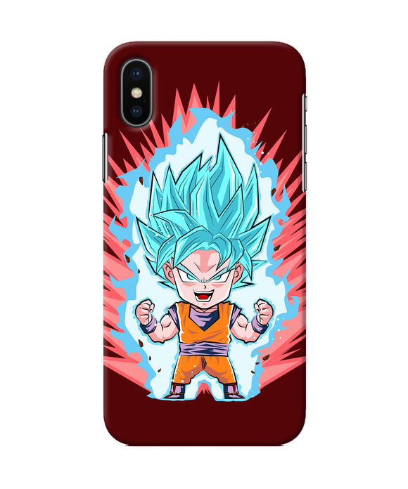 Goku Little Character Iphone X Back Cover