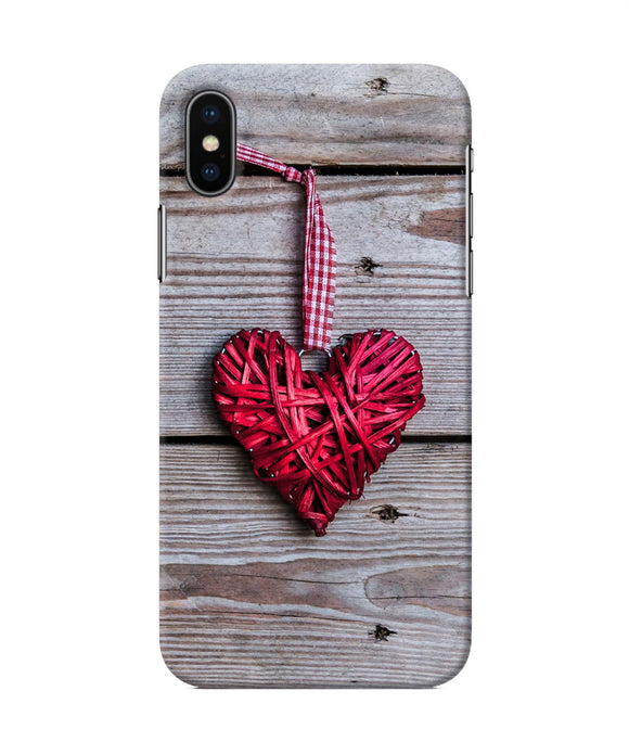 Lace Heart Iphone X Back Cover