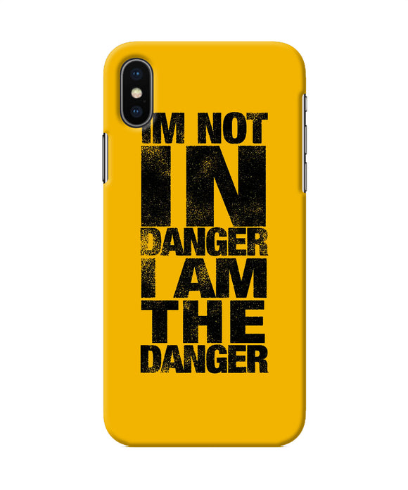 Im Not In Danger Quote Iphone X Back Cover