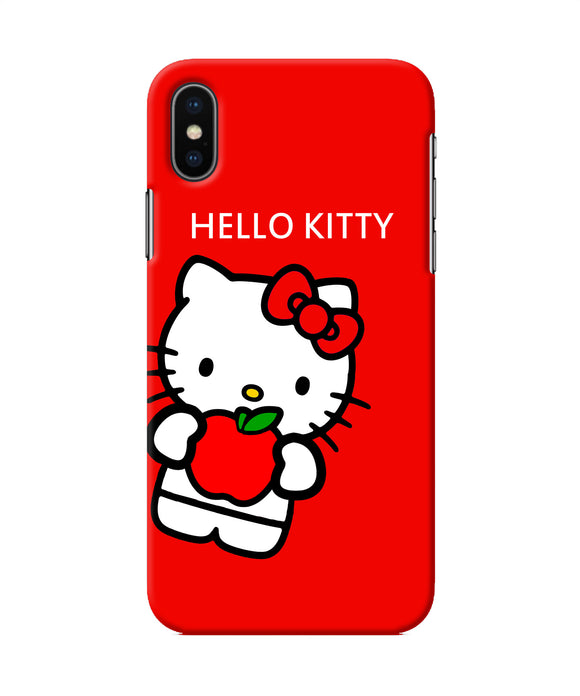 Hello Kitty Red Iphone X Back Cover