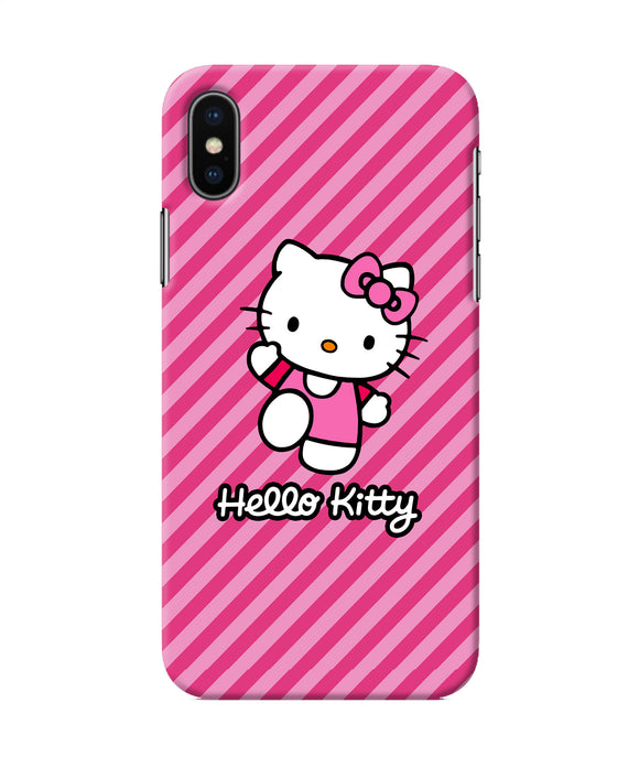 Hello Kitty Pink Iphone X Back Cover