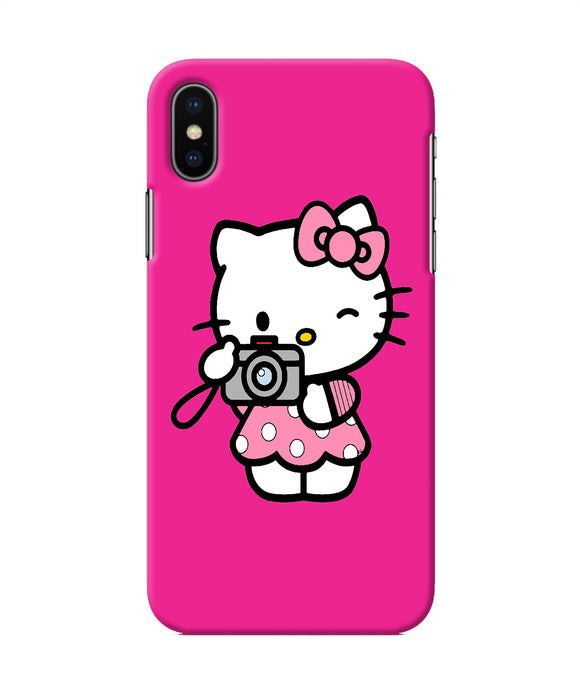 Hello Kitty Cam Pink Iphone X Back Cover