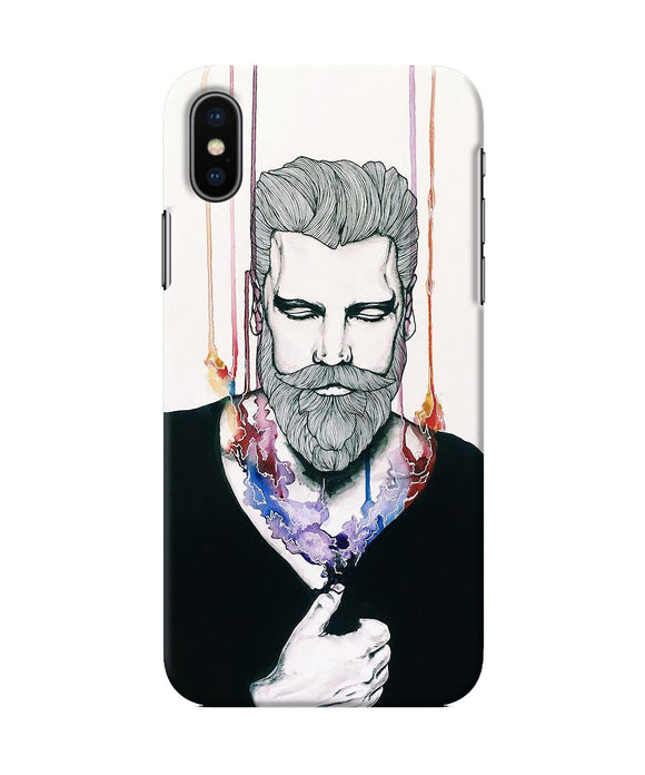 Beard Man Character Iphone X Back Cover