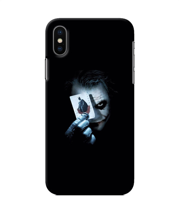 Joker Dark Knight Card Iphone X Back Cover