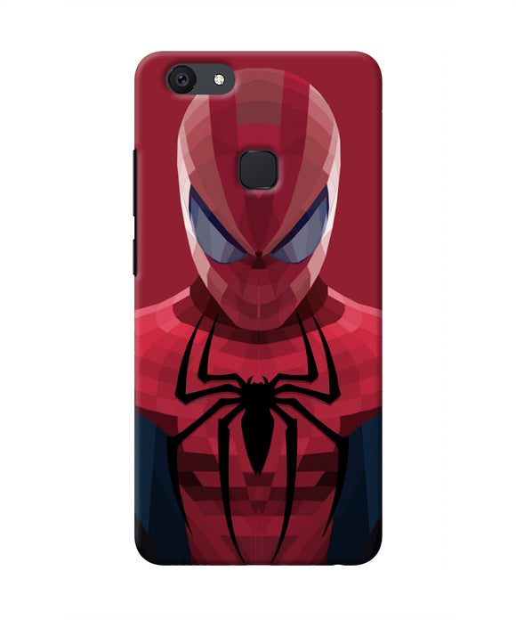 Spiderman Art Vivo V7 Real 4D Back Cover