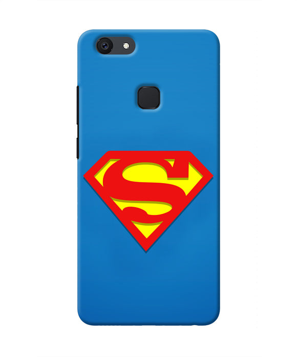 Superman Blue Vivo V7 Real 4D Back Cover