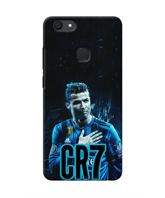 Christiano Ronaldo Blue Vivo V7 Real 4D Back Cover