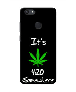 Weed Quote Vivo V7 Real 4D Back Cover