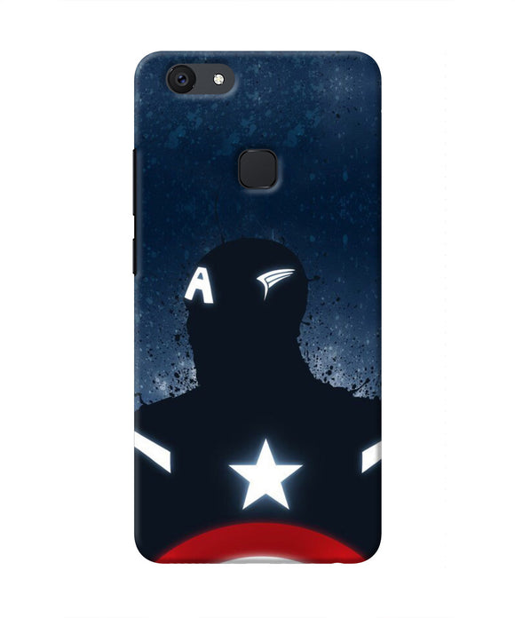 Captain america Shield Vivo V7 Real 4D Back Cover