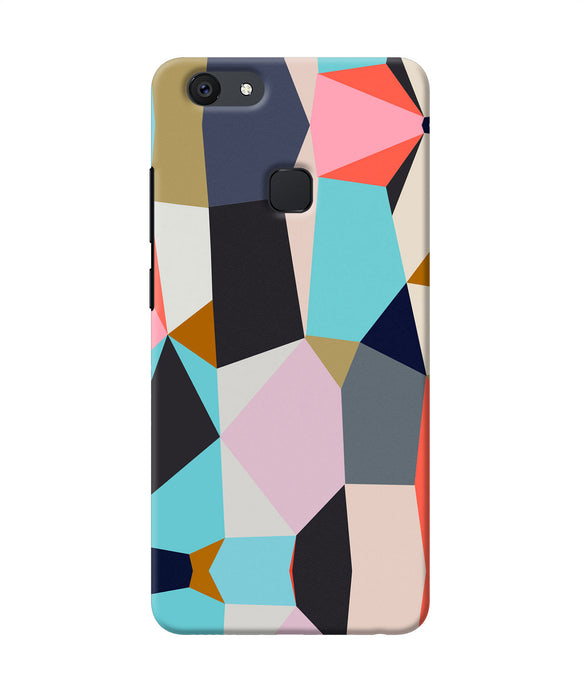 Abstract Colorful Shapes Vivo V7 Back Cover