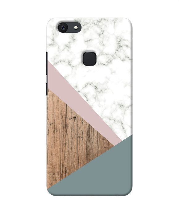 Marble Wood Abstract Vivo V7 Plus Back Cover