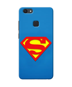 Superman Blue Vivo V7 plus Real 4D Back Cover