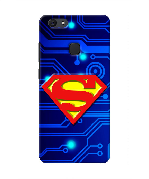 Superman Abstract Vivo V7 plus Real 4D Back Cover